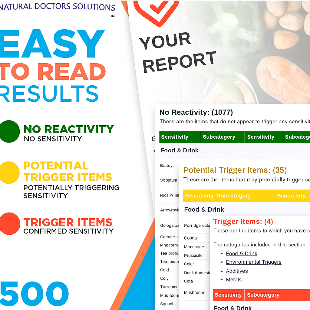 Essential (500 items) - Food Sensitivity Test