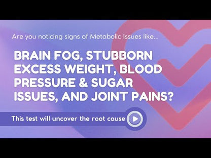 Heart Health & Inflammation Omega Metabolic test - Unlock the Secrets to a Healthier Heart and Balanced Life